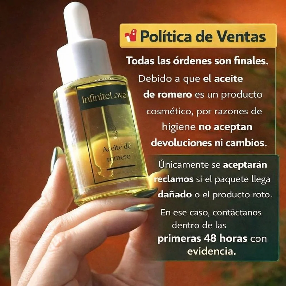 Aceite de Romero para el Crecimiento Capilar – Fortalece y Estimula desde la Raíz - Image 3