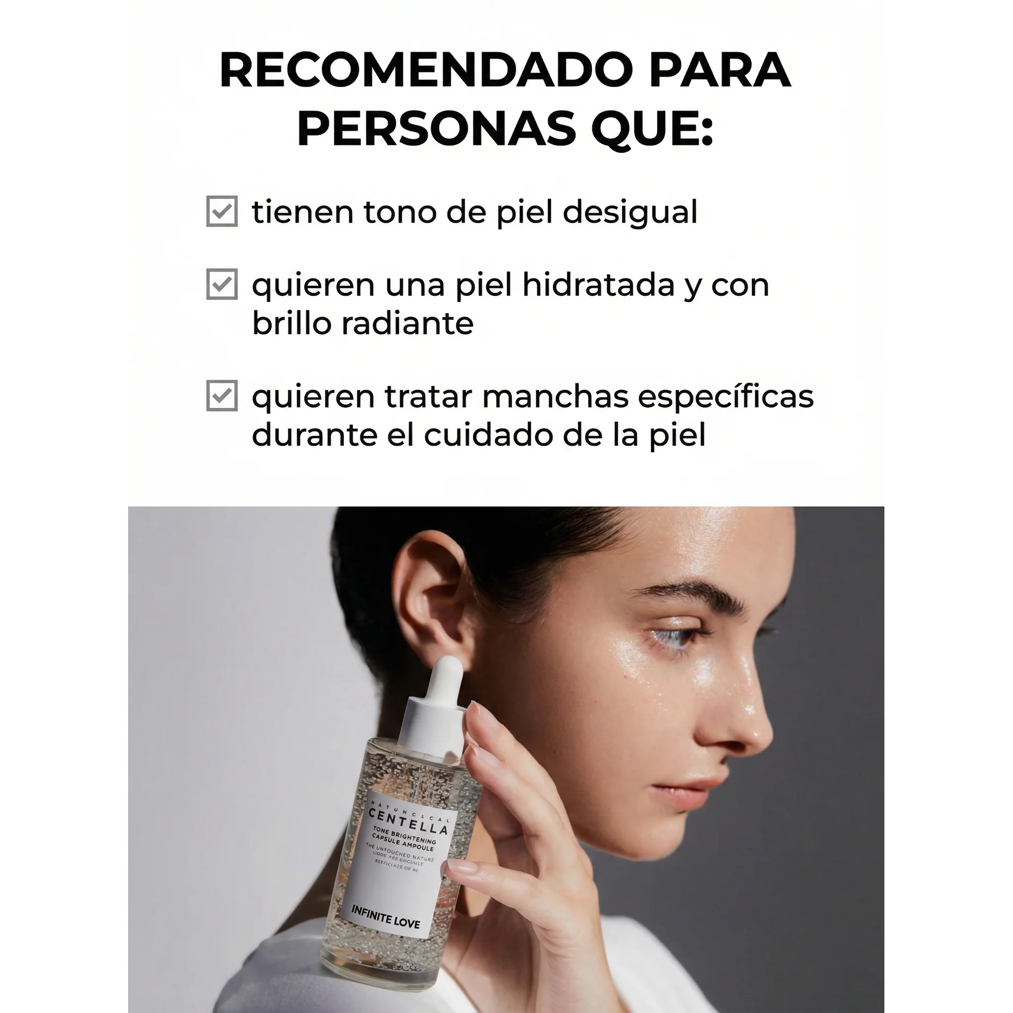 Ampolla Iluminadora Coreana con Centella Asiática y Cápsulas de Madecassoside para Tono Uniforme y Brillo Radiante - Image 4