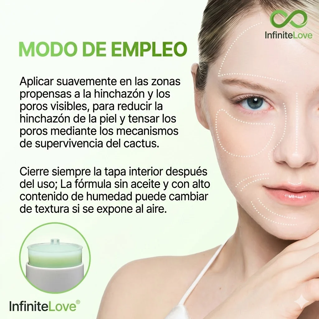 Multi-Bálsamo Coreano en Stick con Efecto Frío (Cactus Cooling) para Minimizar Poros, Desinflamar el Rostro y Reparar la Piel - Image 6