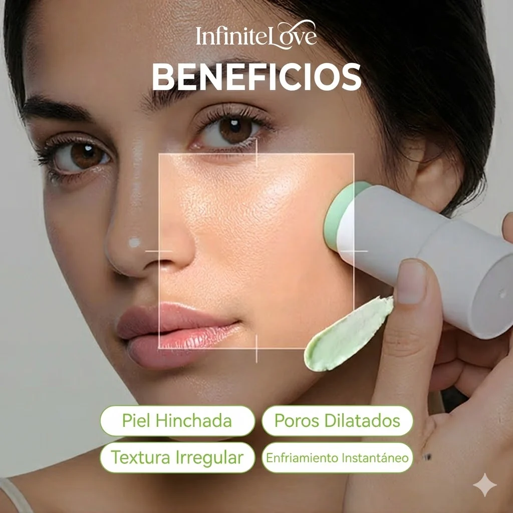Multi-Bálsamo Coreano en Stick con Efecto Frío (Cactus Cooling) para Minimizar Poros, Desinflamar el Rostro y Reparar la Piel - Image 7
