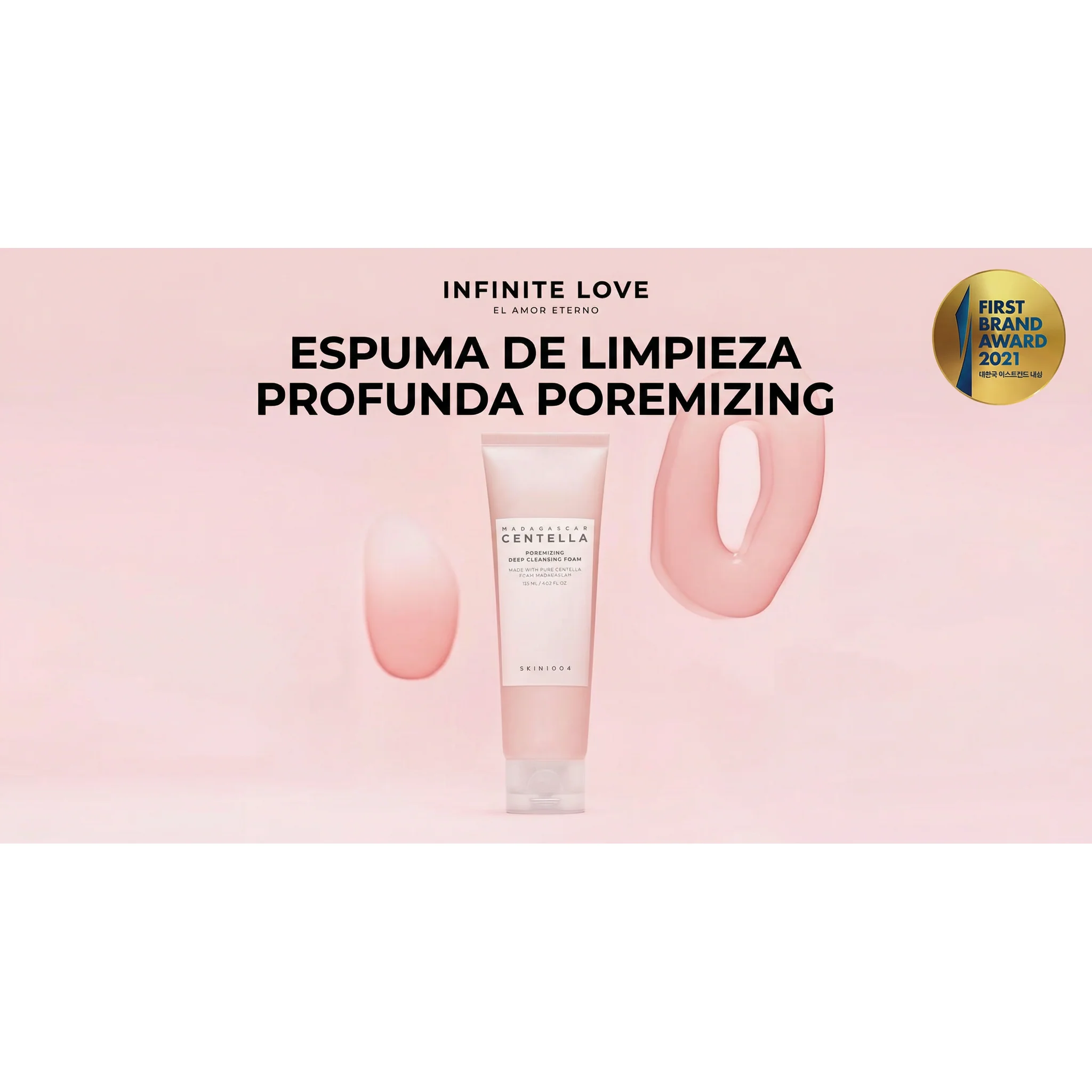 Espuma Limpiadora Coreana 'Poremizing' con Centella Asiática y Sal Rosa para Desobstruir Poros y Exfoliar Suavemente - Image 5