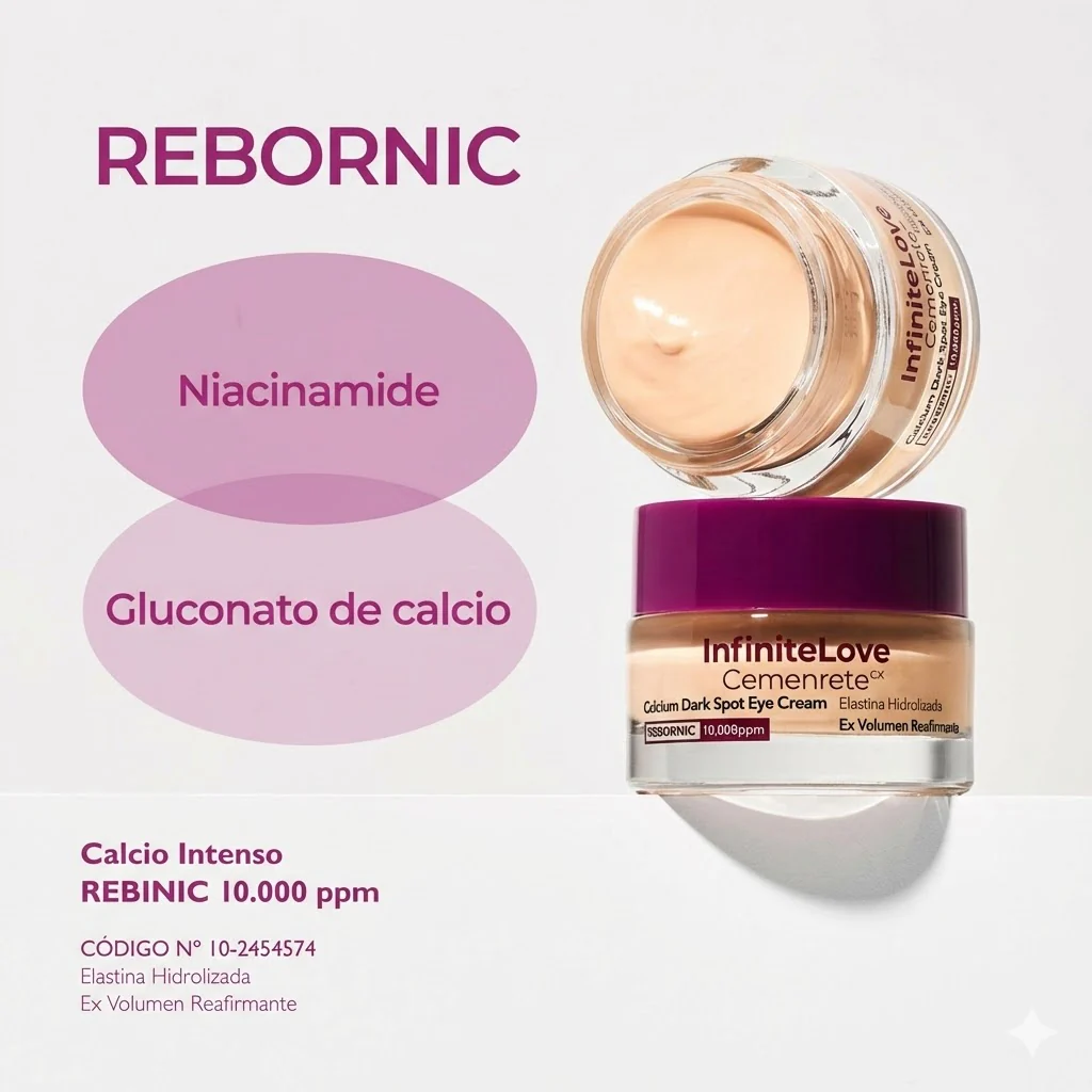 Crema de Ojos Coreana con Calcio y Elastina para Manchas Oscuras, Ojeras y Flacidez (Efecto Lifting) - Image 4