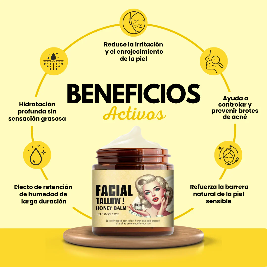 Bálsamo de Sebo de Res Para Reparación de Barrera y Piel Seca/Sensible - Image 2