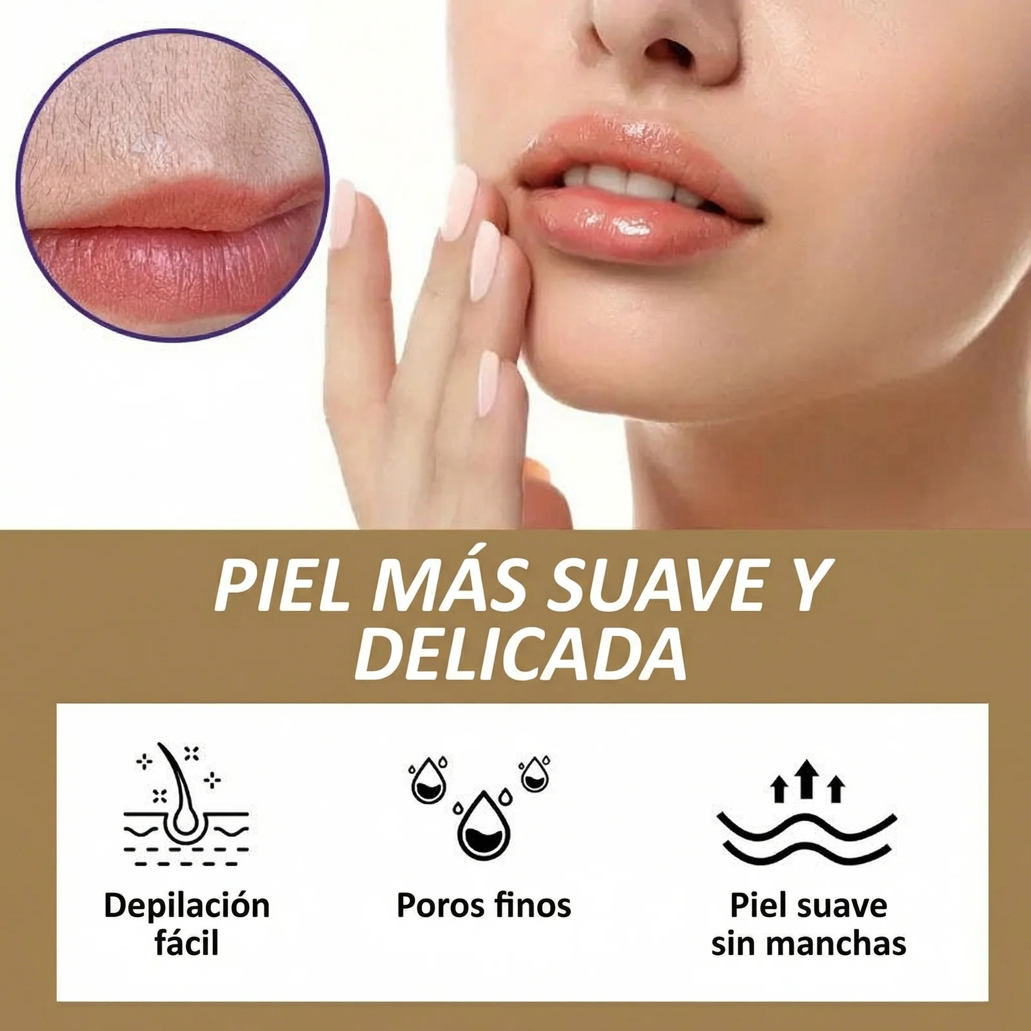 Crema Depilatoria Facial – Eliminación Delicada del Vello - Image 4