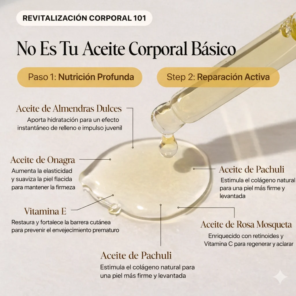 Aceite Corporal Reafirmante para Tensar la Piel Flácida y Arrugada - Image 4