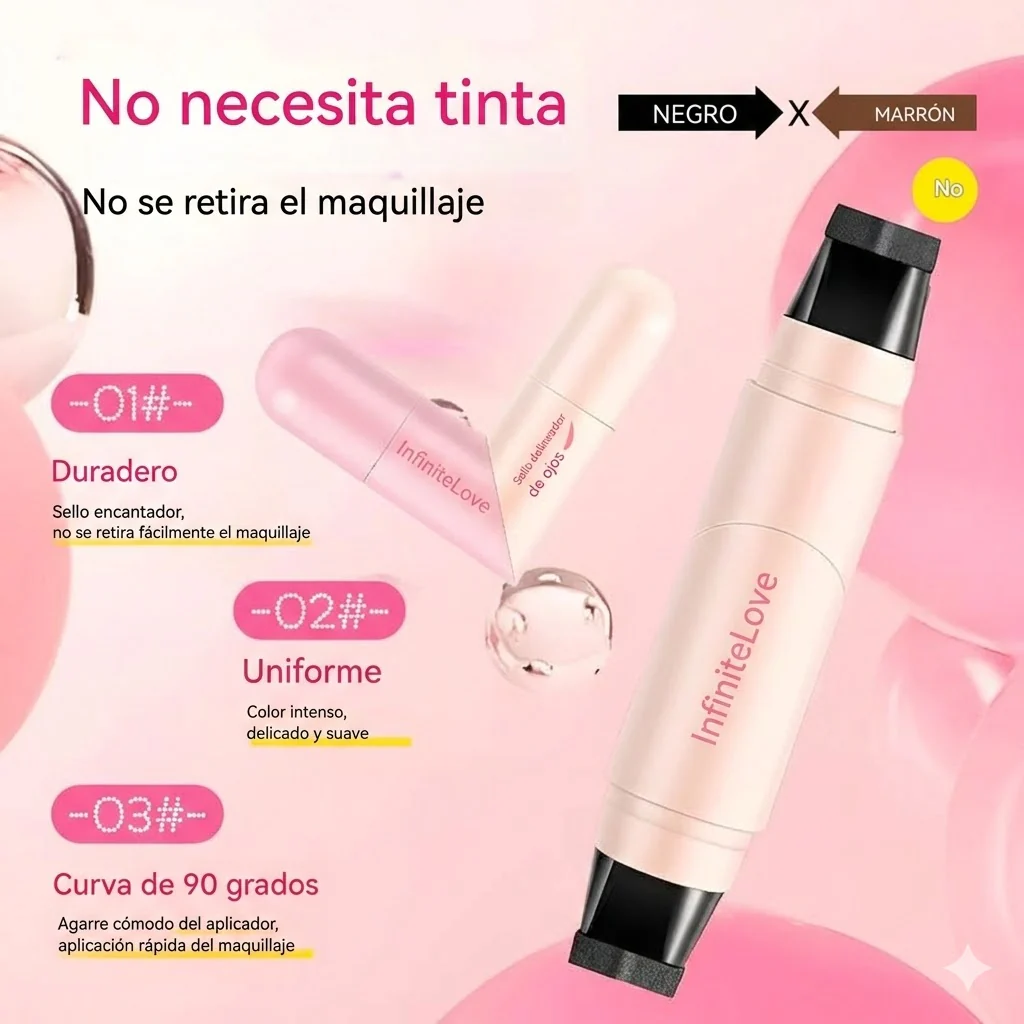 InfiniteEyeliner - Delineador 2 en 1 con sello alado - Image 4