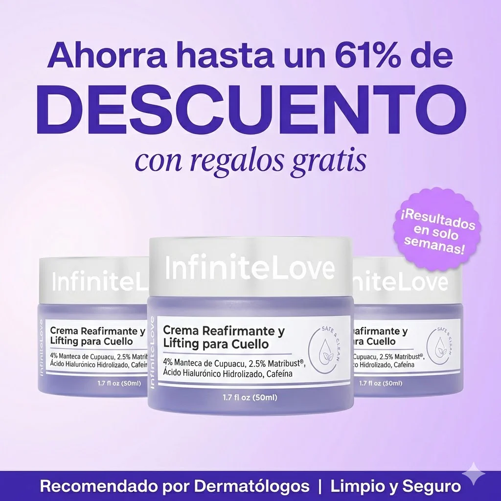 Crema Reafirmante de Cuello y Escote con 2.5% Matribust®, Cafeína y Cupuaçu para Flacidez, Papada y 'Tech Neck' - Image 4