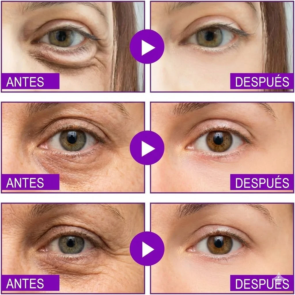 Parches de Microagujas 'MicroGlow' Infusionados con Retinol y Ácido Hialurónico para Rellenar Arrugas, Bolsas y Ojeras - Image 3
