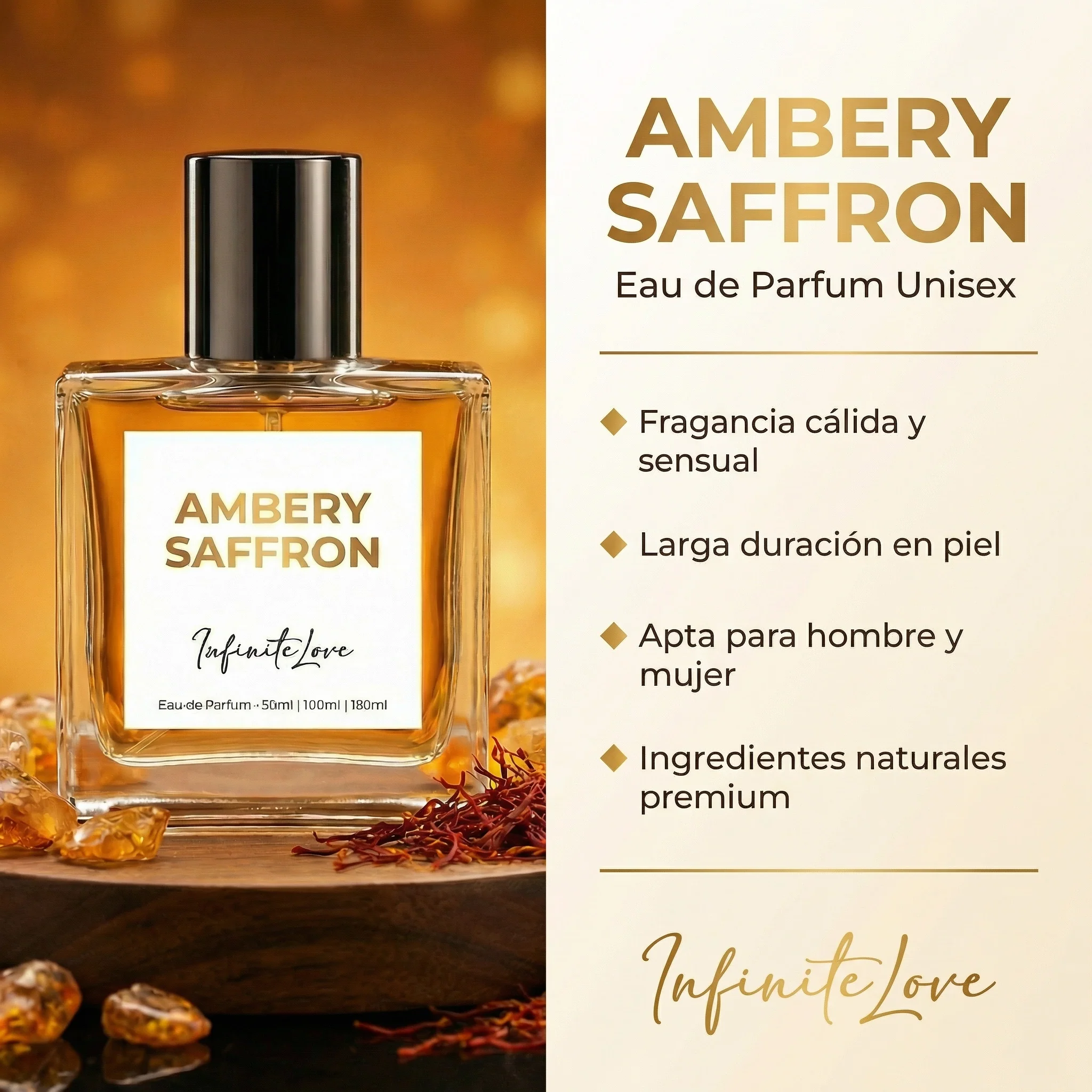 Perfume Ámbar Azafrán – Fragancia Intensa y Sofisticada - Image 3