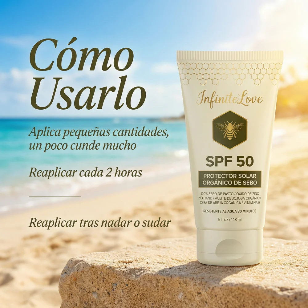 Protector Solar Mineral de Sebo SPF 50 – Hidratación y Protección Total - Image 3