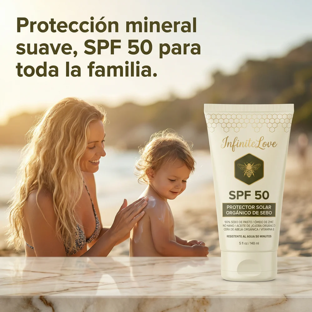 Protector Solar Mineral de Sebo SPF 50 – Hidratación y Protección Total - Image 4