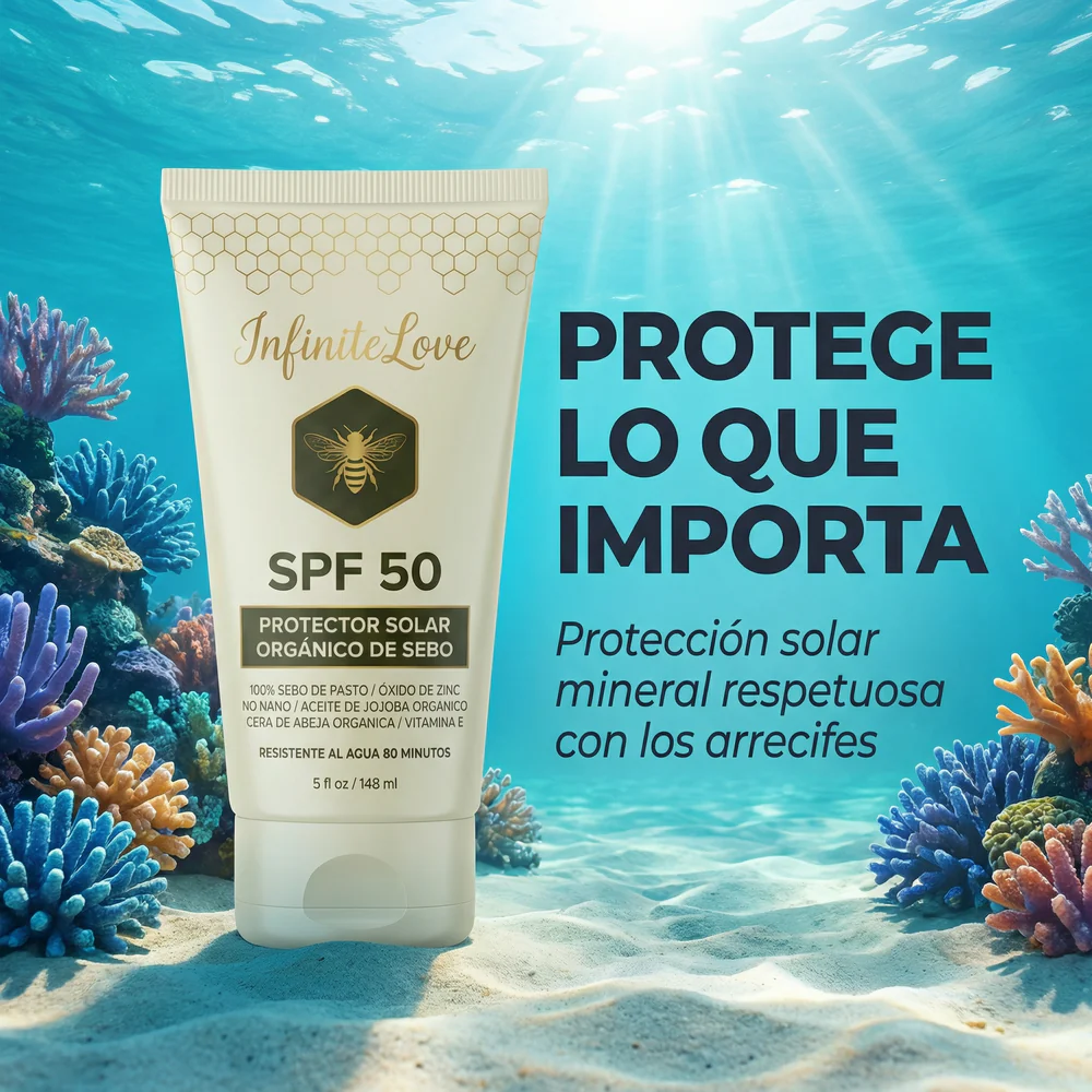 Protector Solar Mineral de Sebo SPF 50 – Hidratación y Protección Total - Image 7