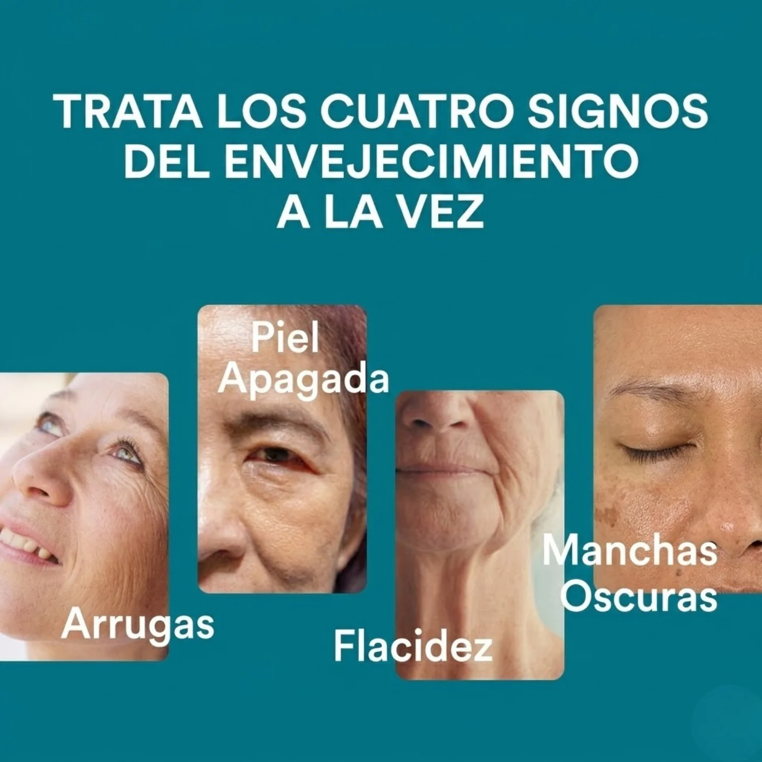 Suero Facial 4 en 1 con Vitamina C y Péptidos para Arrugas, Flacidez y Manchas - Image 6